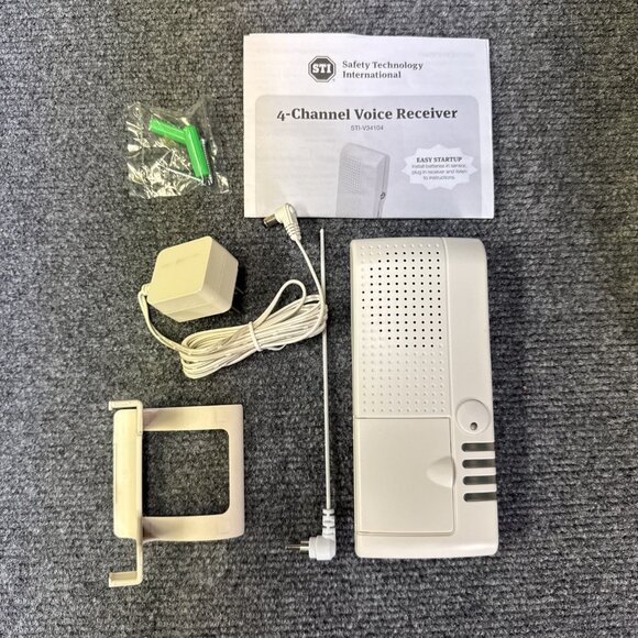 Safety Technology International (STI) 4-Channel Voice Receiver with Antenna & AC - Picture 4 of 6